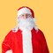 Plus Size Mens Santa Suit Velour Jacket, Pants, Hat, Beard and Belt Set